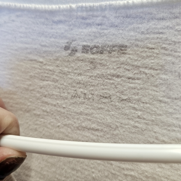 4/$20 Soffe 'Gym & Tonic' White V Neck Tee size XS/S - Picture 3 of 3